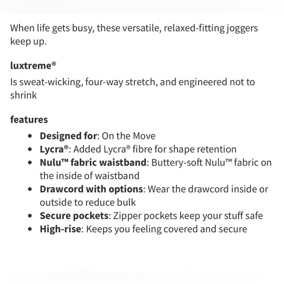 Lululemon Stretch High Rise Jogger Size 4 - Picture 4 of 9